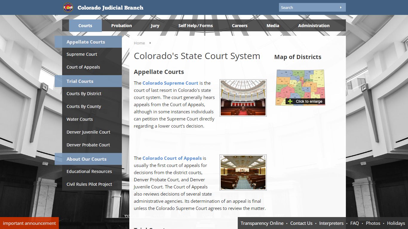 Colorado Judicial Branch - Courts